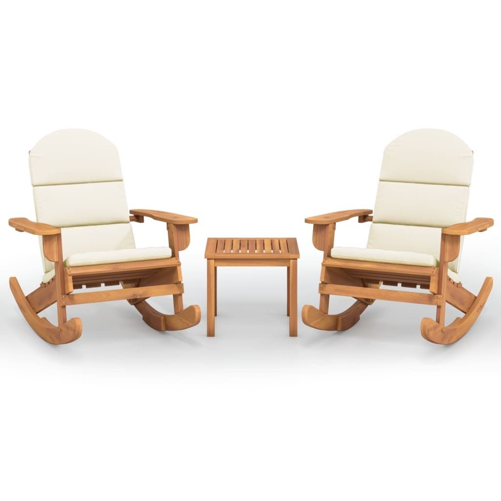 vidaXL 3-tlg. Garten-Lounge-Set Adirondack Massivholz Produktbild 