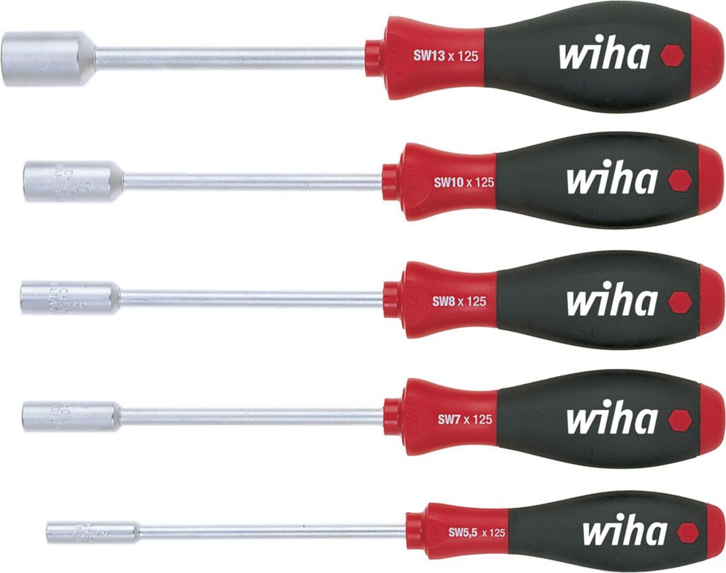 Wiha Schraubendreher Set Sechskant Steckschlüssel 5 teilig Produktbild 