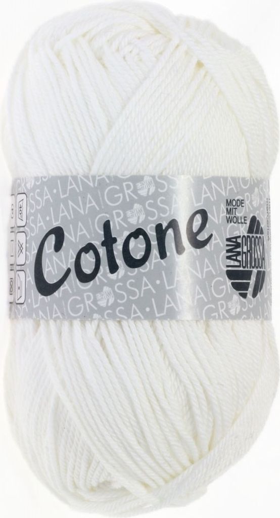 Lana Grossa - Cotone 0022 weiß