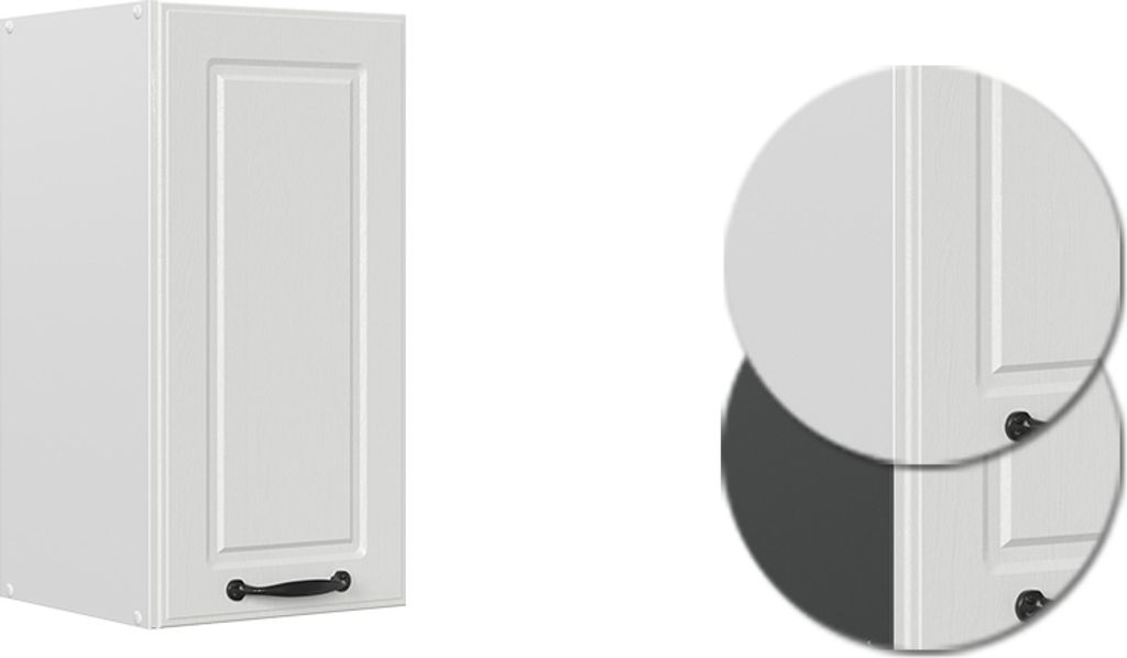 Vicco Hängeschrank R-Line, 30 cm, Weiß Landhaus/Weiß Produktbild 6