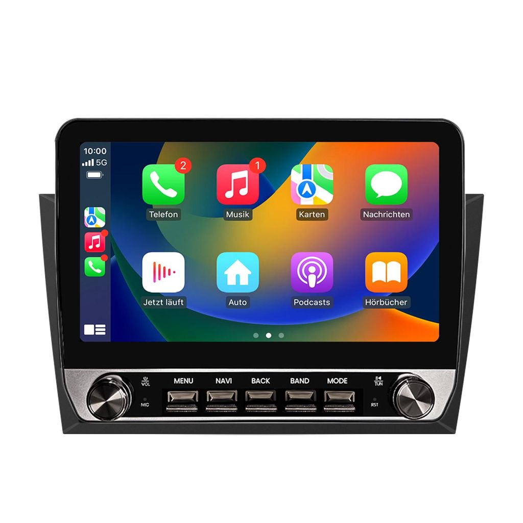Android Radio 4+64GB für VW Golf 6 ab 2008 Navi mit Tasten Carplay 4G LTE Bluetooth RDS WIFI DSP GPS DAB+
