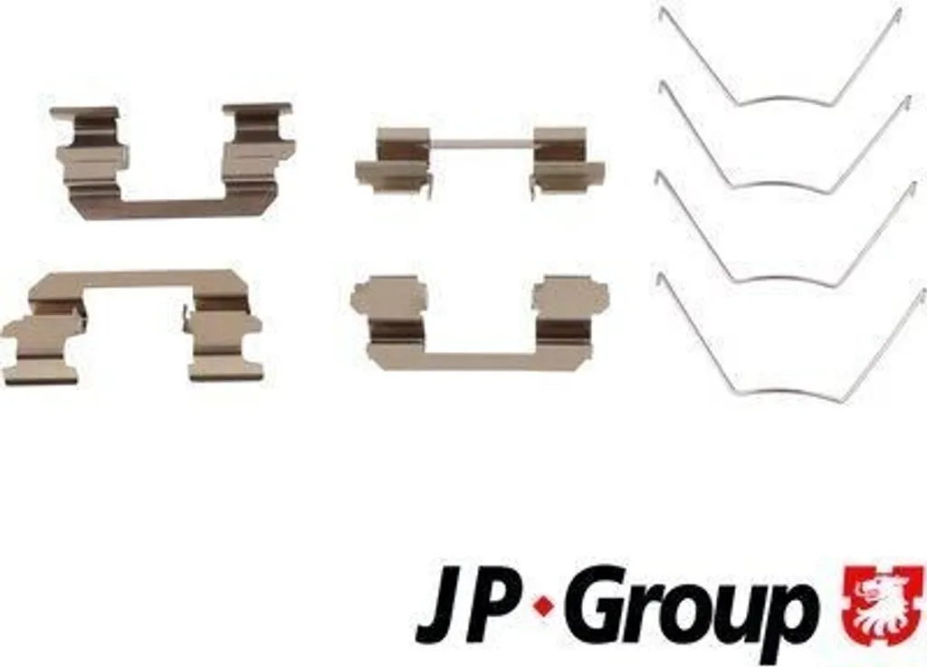 Kit d'accessoires plaquettes de frein avant JP GROUP 4064003310 Nissan
