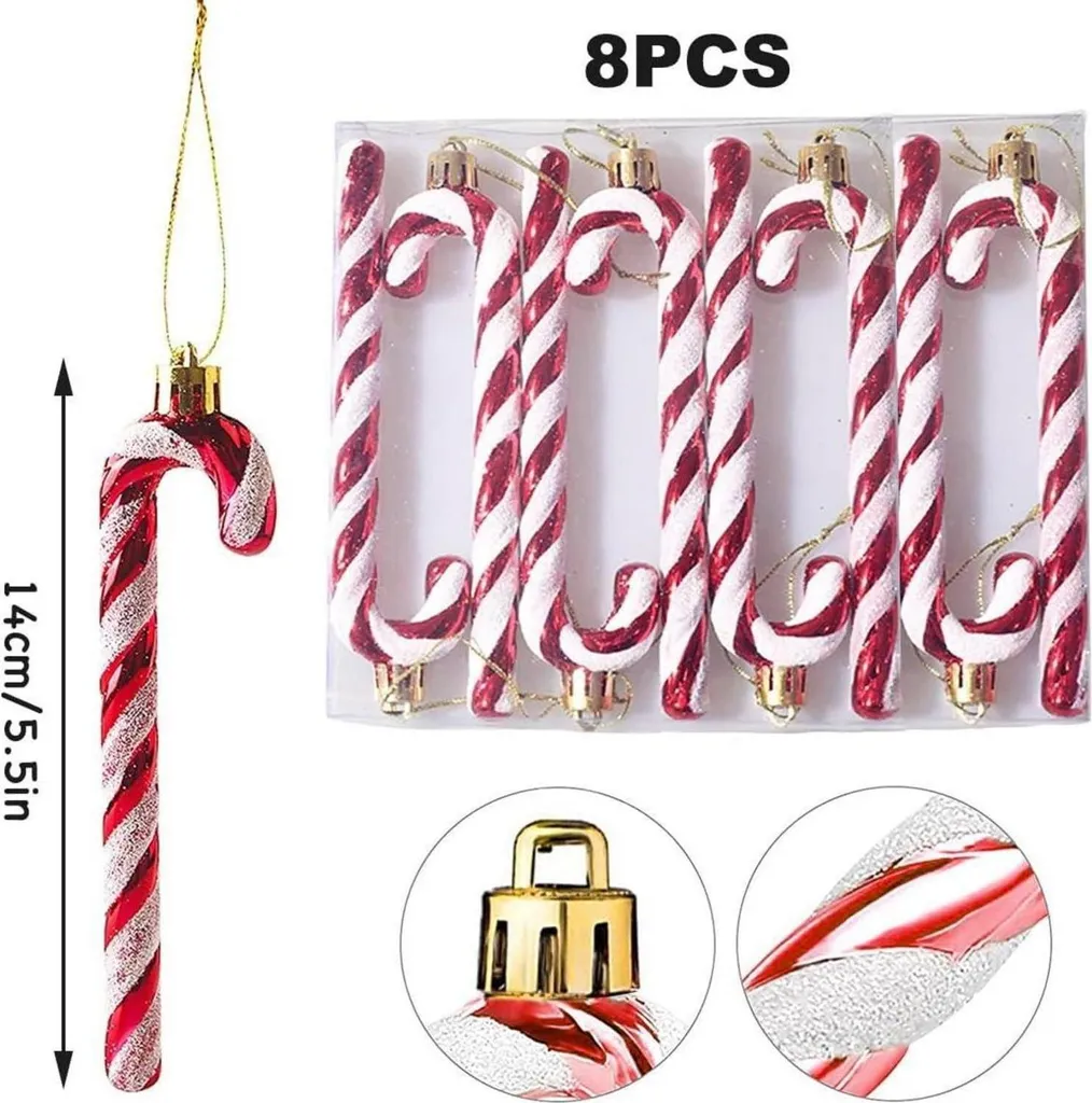 18 Steli Di Bacche Artificiali Glitterate Rosse Per Natale – Rametti Decorativi 40 Cm Con Bacche In Schiuma, Per Albero E Ghirlande - 3