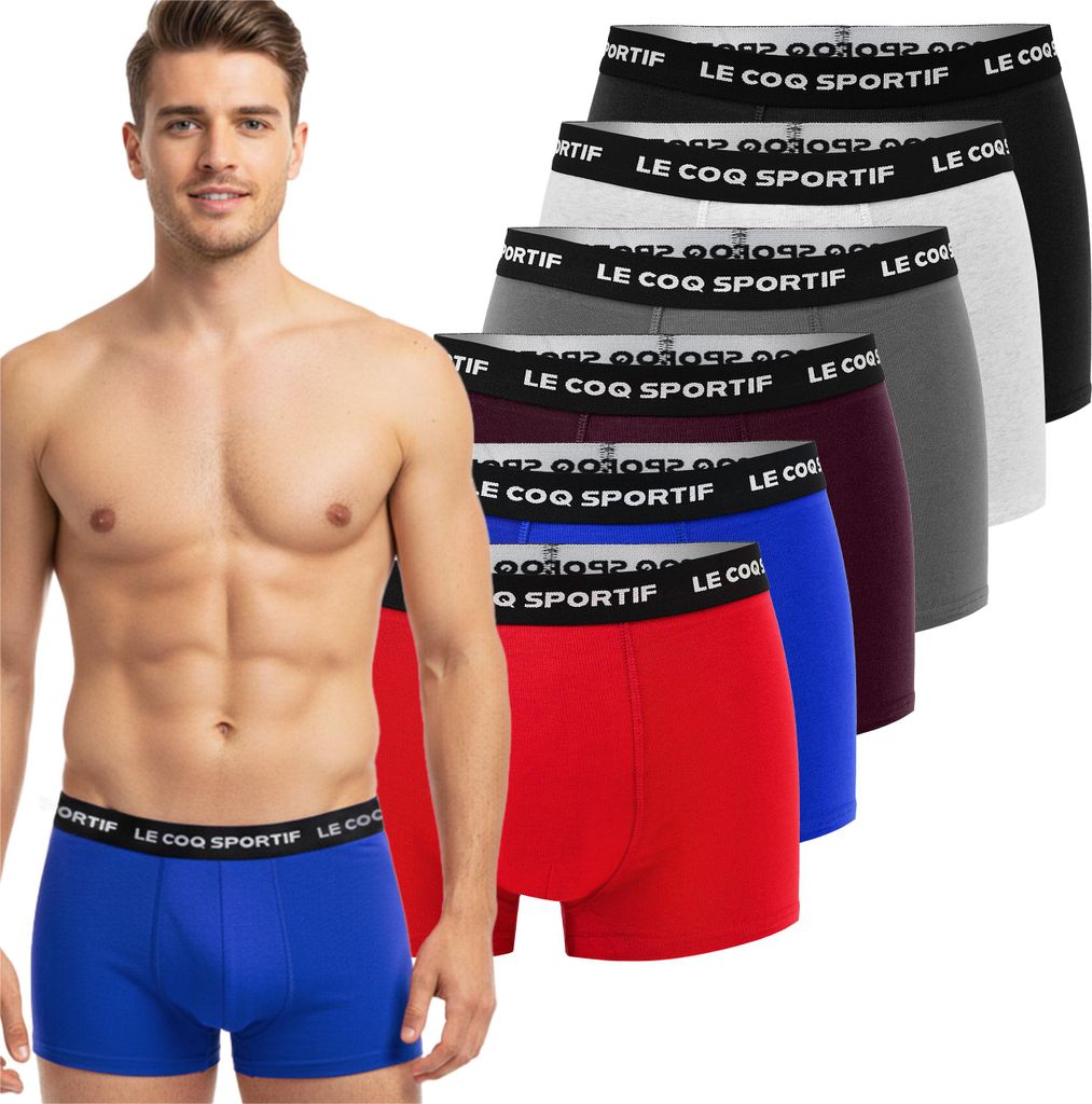Le Coq Sportif Pánske Boxerky 6 Kusov Bavlna Mix Farieb L Obrázok produktu 