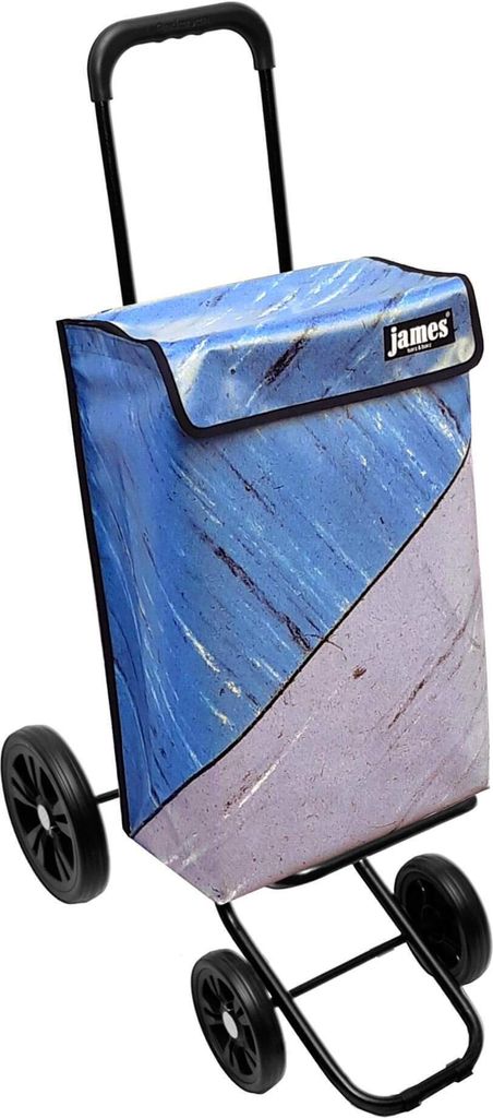 James Einkaufstrolley - LINUM - stabiler Einkaufswagen mit individuellem Design - mehrfarbig: bunt in Ausführung: Quattro-4Raeder