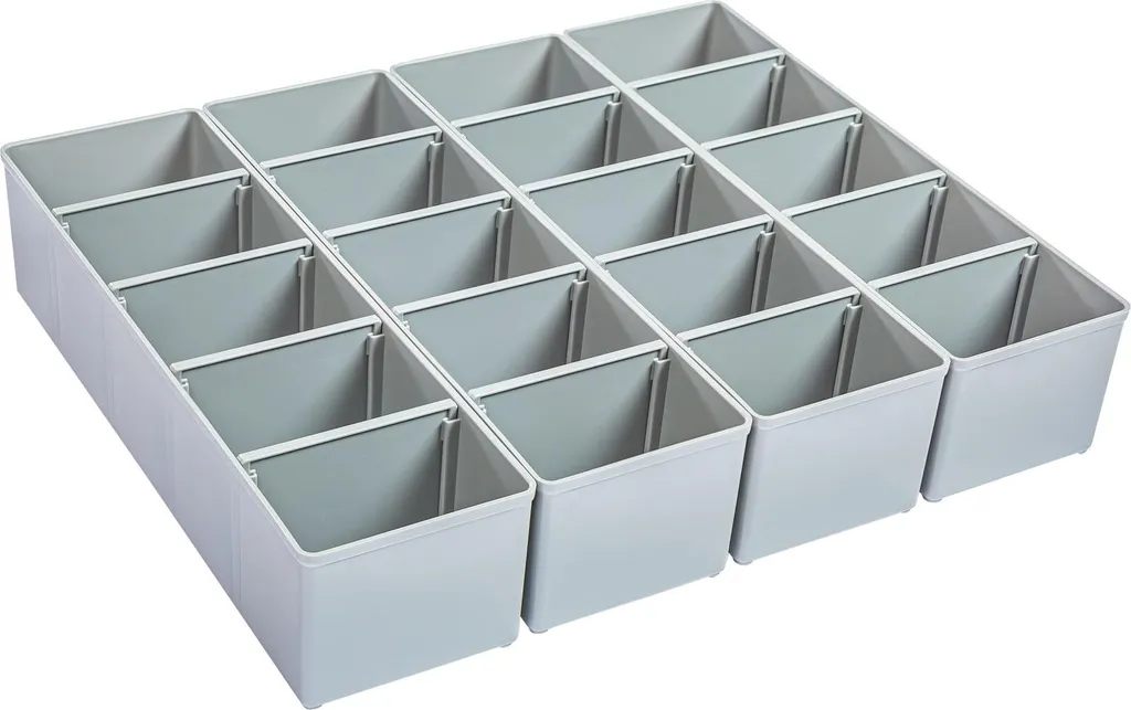 Bac de rangement Insetbox I3 gris pour casier de tri et mallette pro