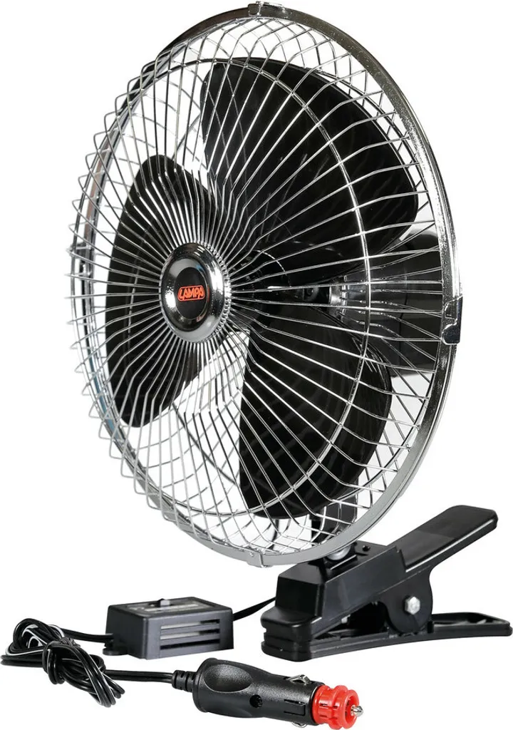 Ventilateur de cabine 24V orientable Ø 10" pour montage sur luminaire