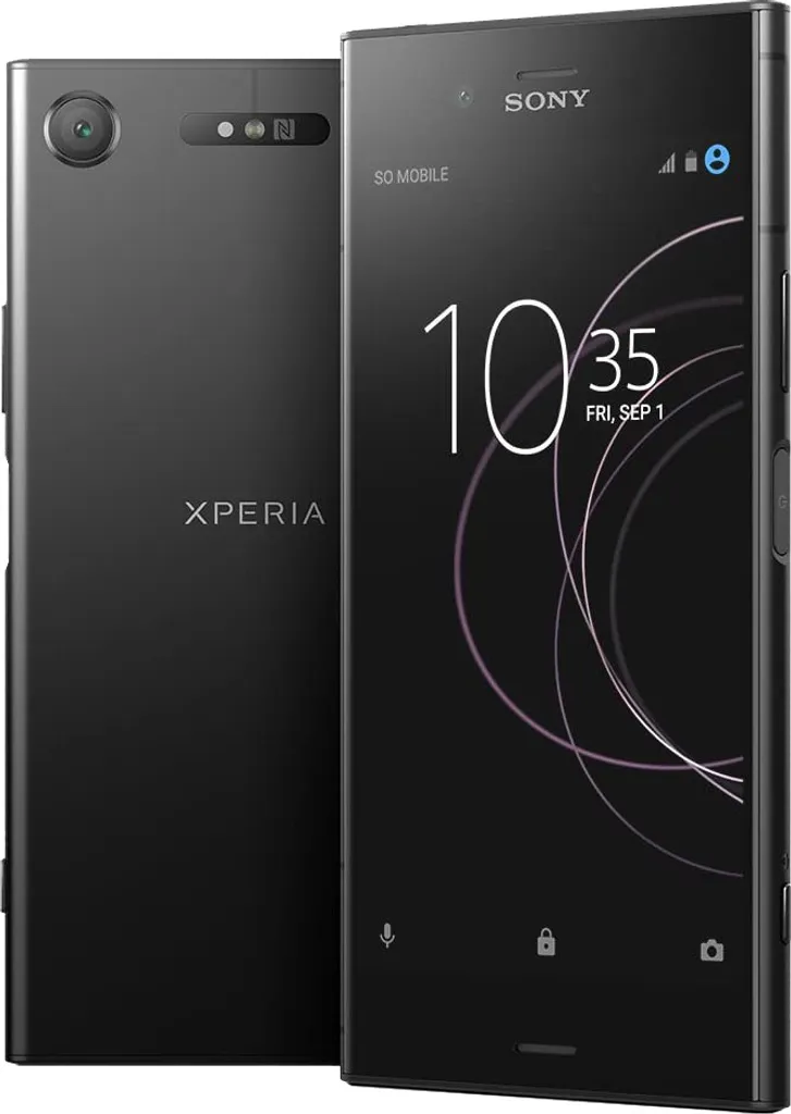 Sony Xperia XZ1 noir avec caméra Motion Eye 19MP et son Hi-Res Audio