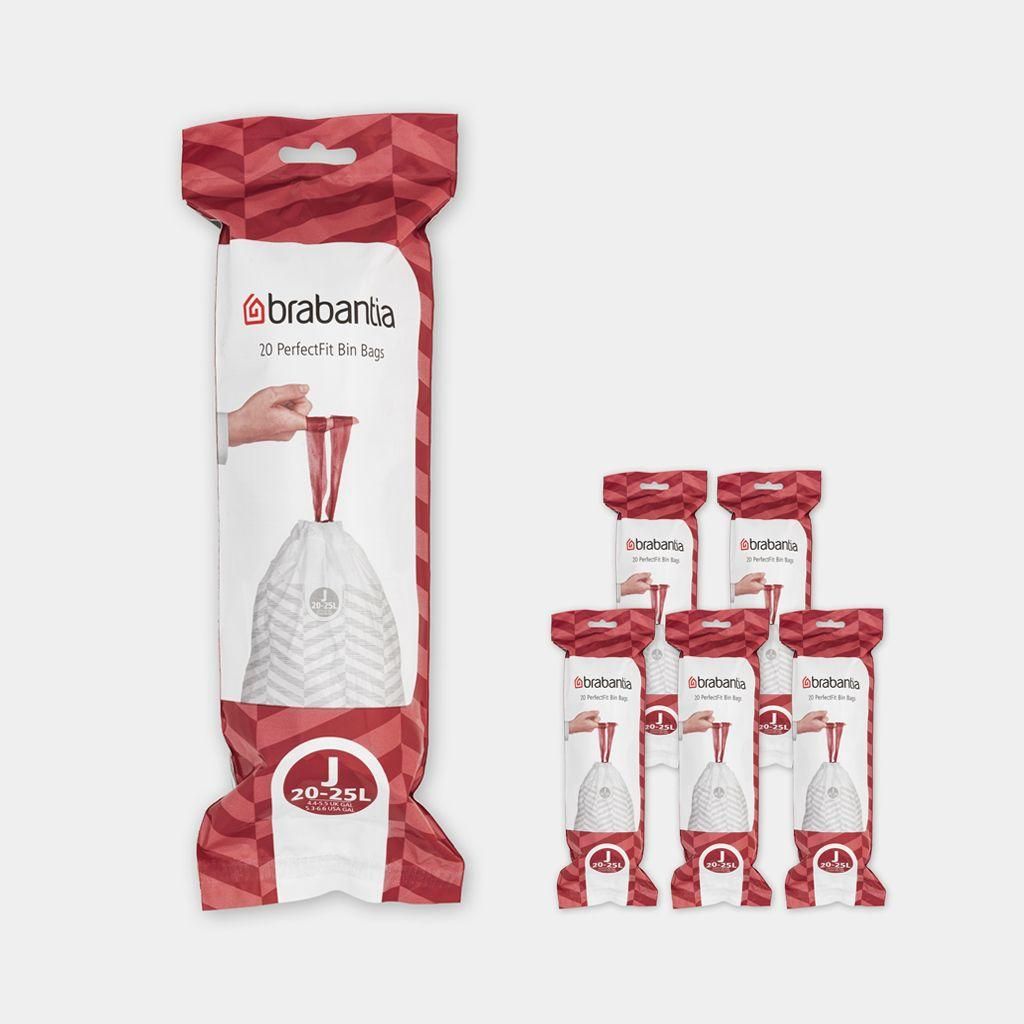Brabantia Perfectfit Sacs poubelles J 20-25 L. 120 pcs Image du produit 