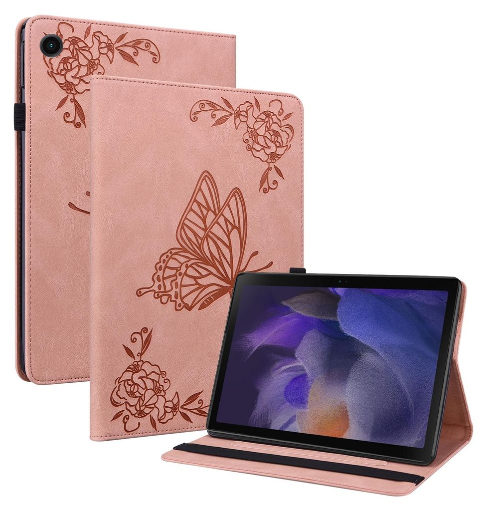 Pro Samsung Galaxy Tab A8 10.5 2021 Rose Gold Art Kožené Obrázek produktu 