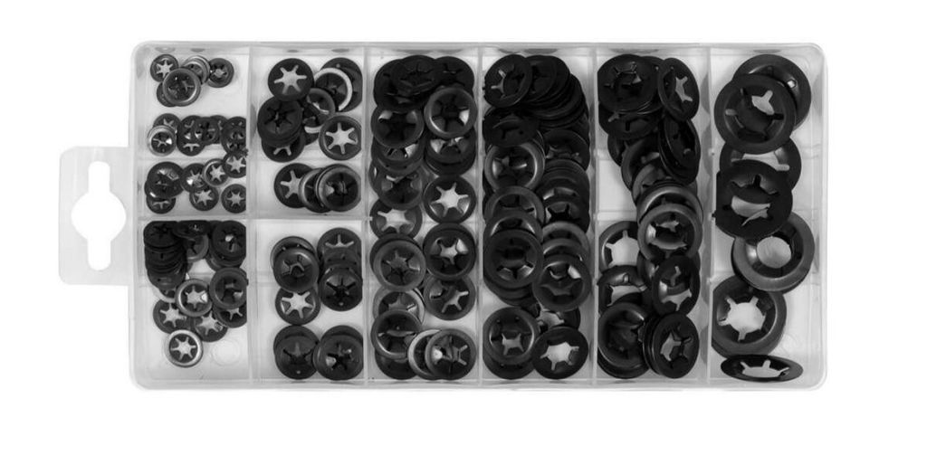260x YATO Federscheibe YT-06860 3mm 4mm 5mm 6mm 8mm 10mm Produktbild 