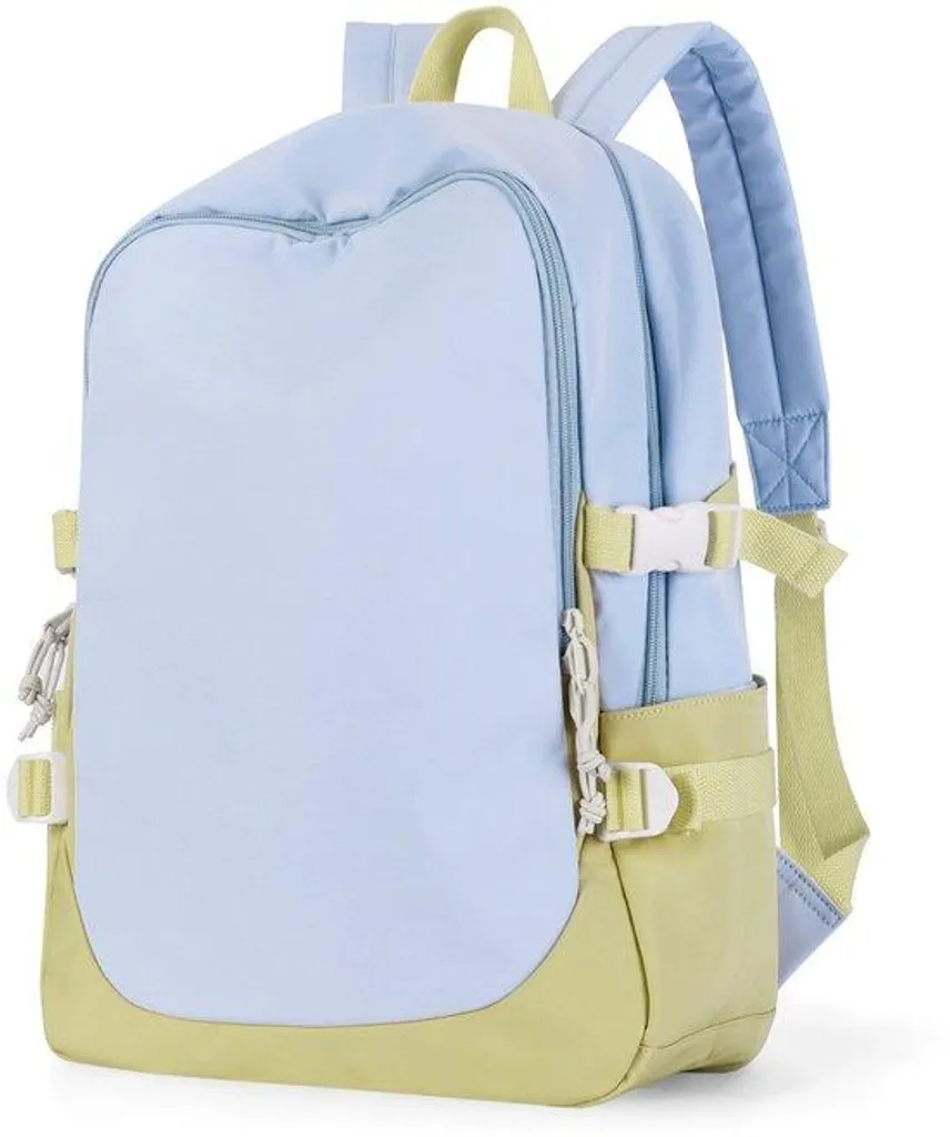 Sacoche ordinateur portable pour étudiant et bureau étanche bleue jaune