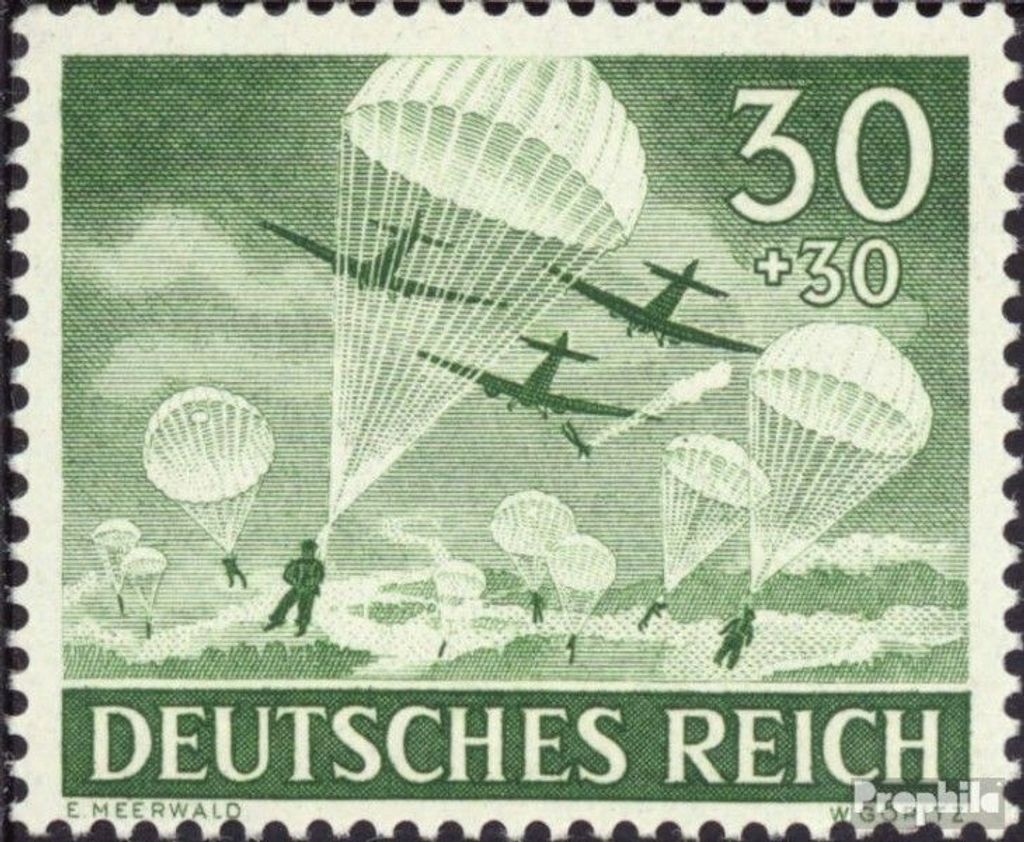 Briefmarken Deutsches Reich 1943 Mi 840 gestempelt Produktbild 