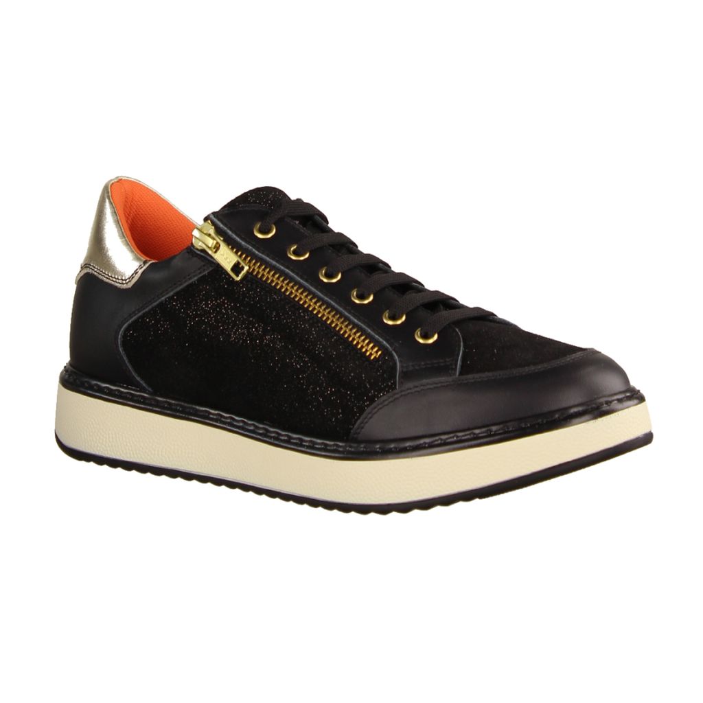 Liromed 900 Halbschuhe, Damen, Schwarz, Leder, NEU - Damenschuhe Bequeme Schnürschuhe, Schwarz, leder (stretch)