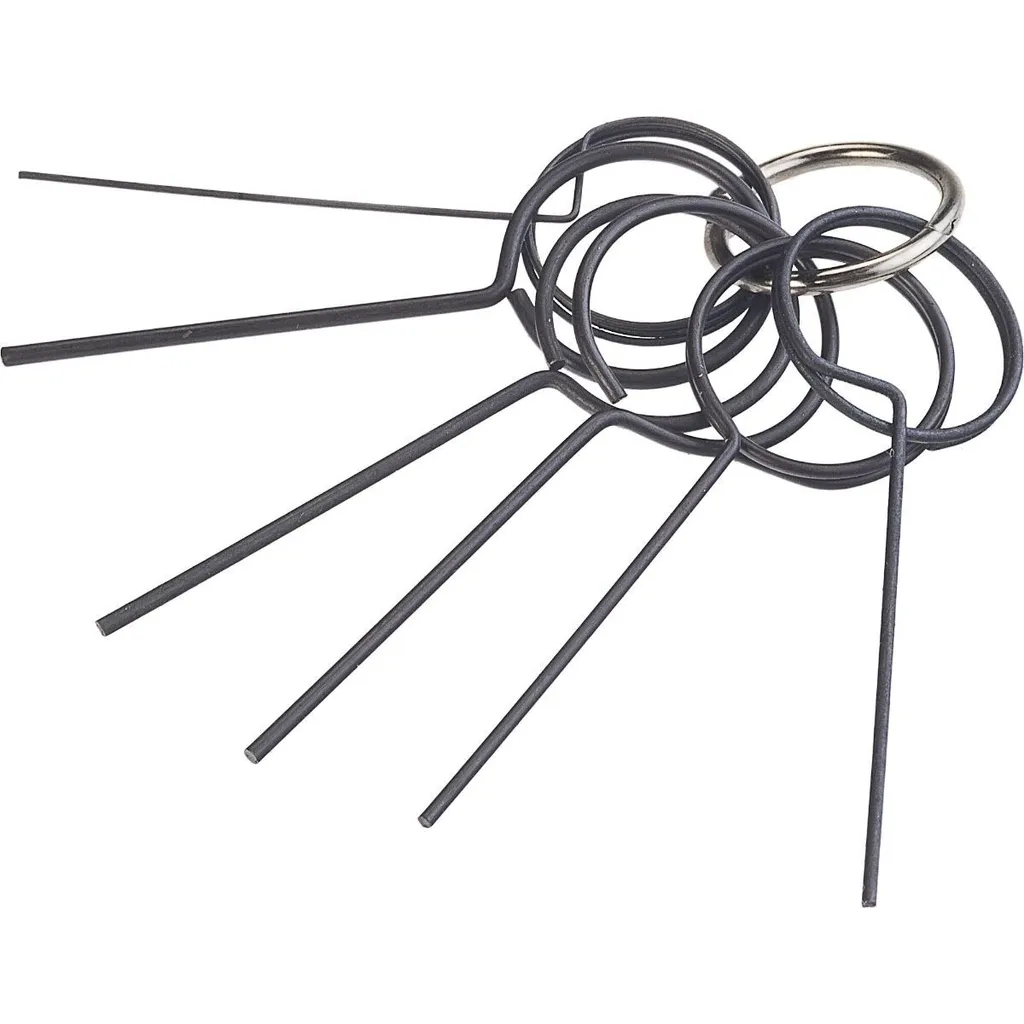 Hazet 4788-1/6 Set Mandrini di Fissaggio 6 pz per Motori e Cinghia