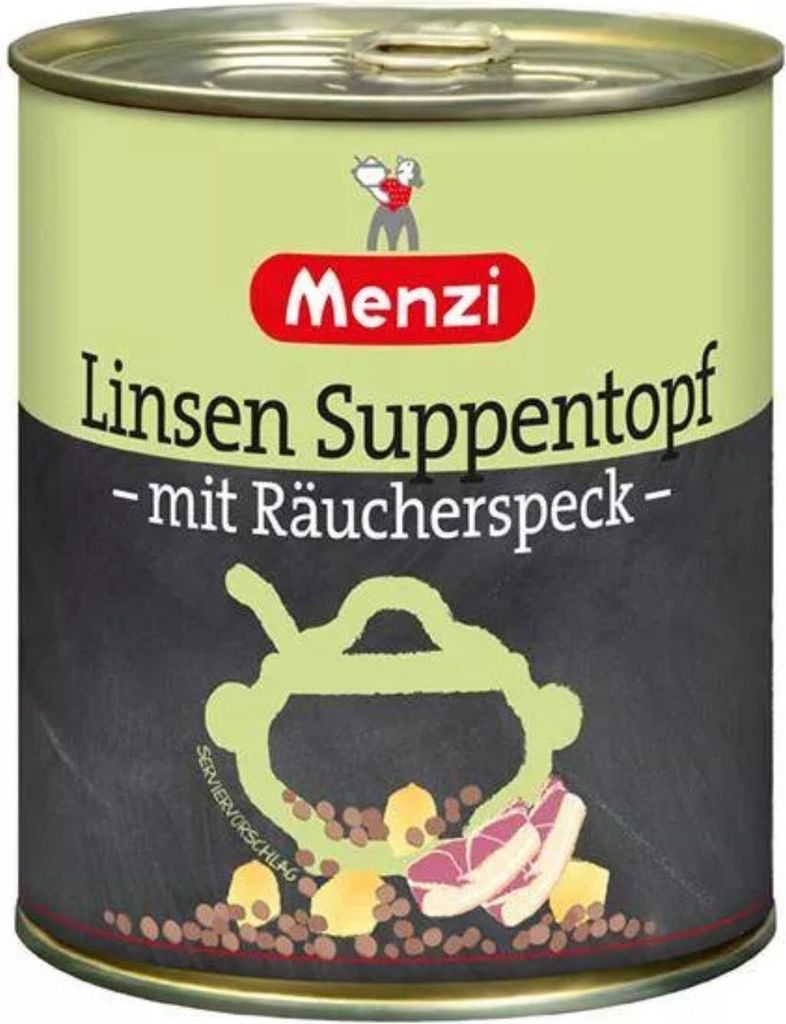 Dušená čočka připravená k jídlu Obrázek produktu 