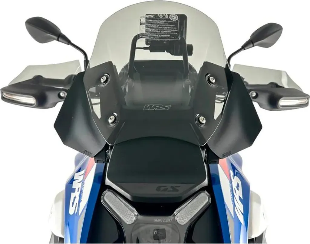 Déflecteurs Latéraux Argent WRS BMW R 1300 GS - Finition Aluminium Look