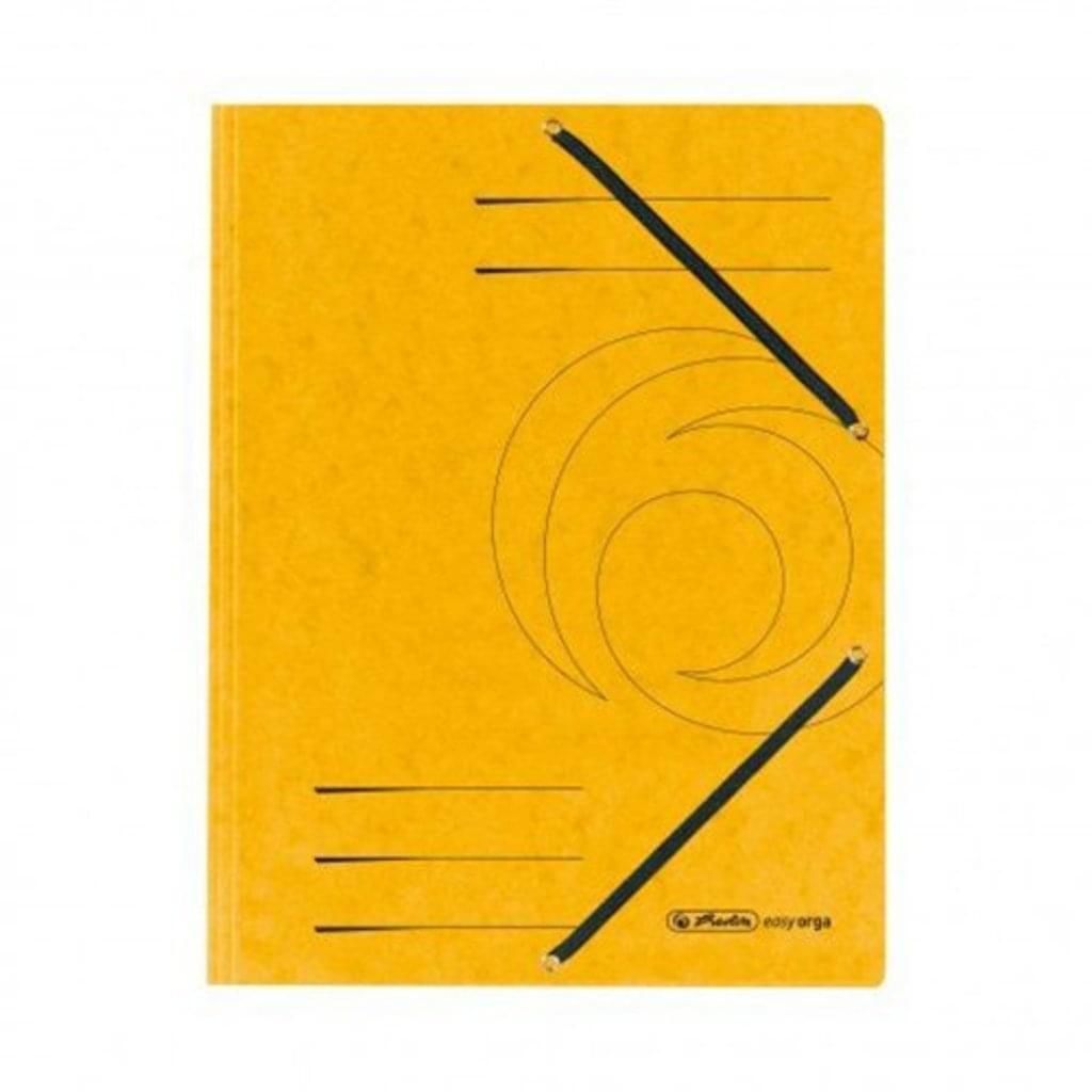 Herlitz Eckspannermappe easyorga DIN A4 gelb