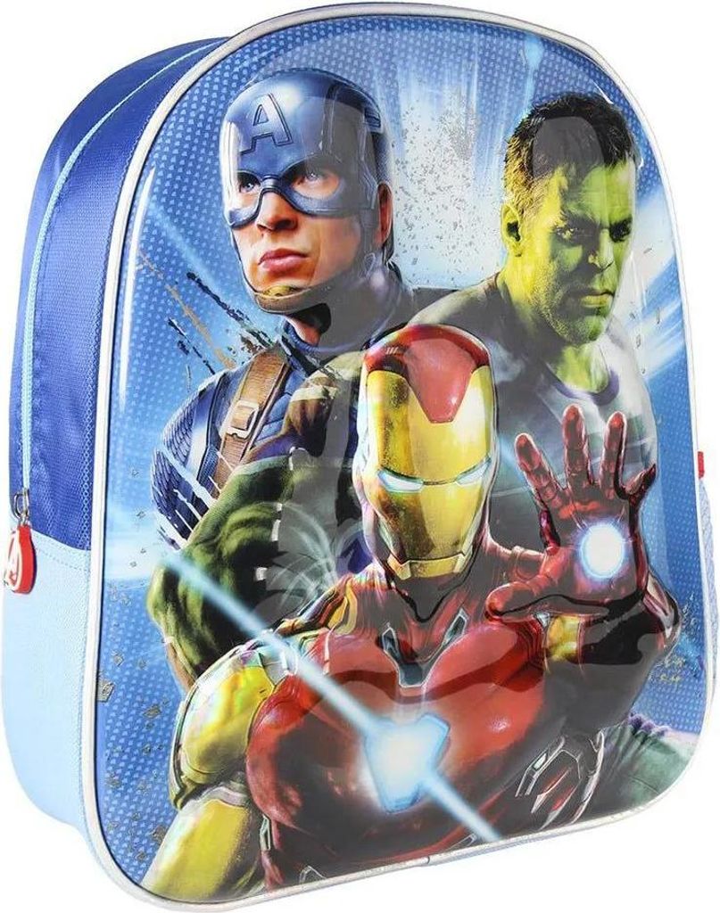 Cerda Group 3d Premium Metal Avengers Rucksack Blau Blau One Size
