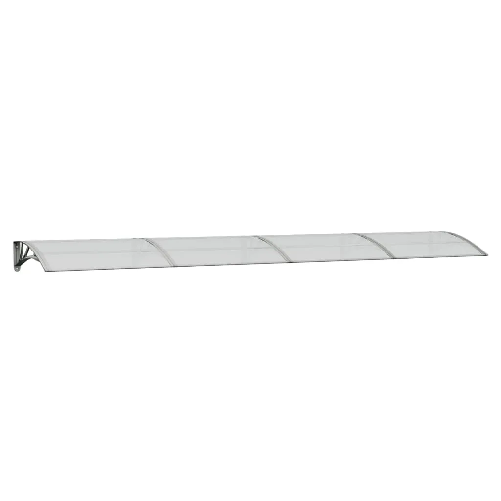 Tettoia per Porta vidaXL 400x75 cm - Pensilina Policarbonato Antigrandine