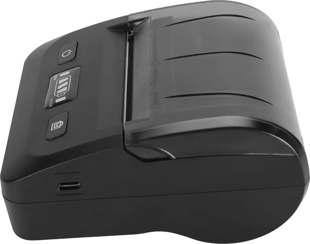 Imprimante de reçus portable 80mm compatible avec systèmes POS mobiles
