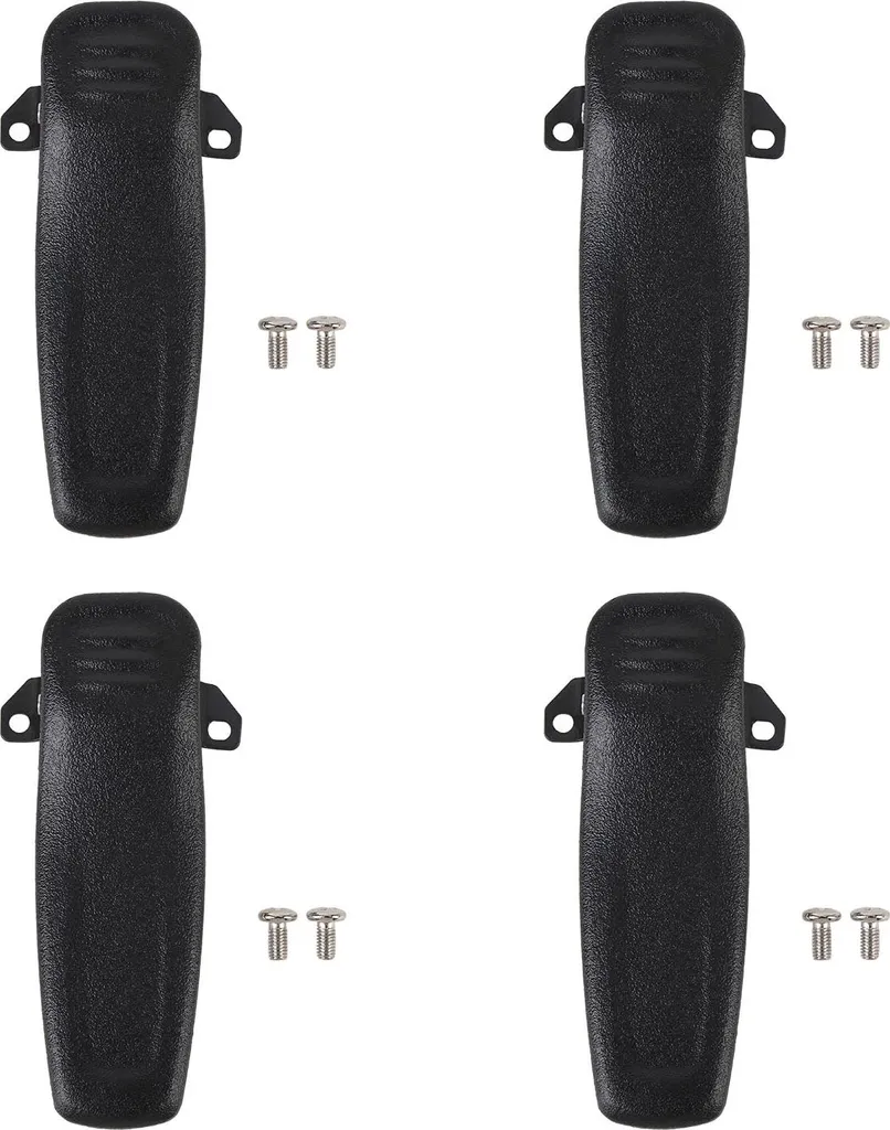 4 Clip Cintura per Radio HYT TC-610 TC-500S TC-508 TC-700 - Ricambi Robusti