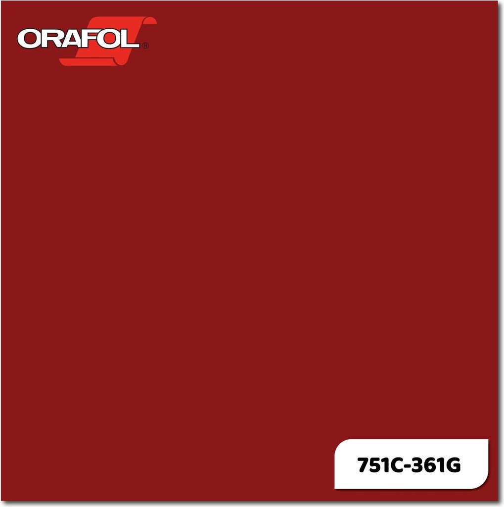 ORAFOL ORACAL 751C Meterware - 361 APPLE-RED in 31,5 x 100cm