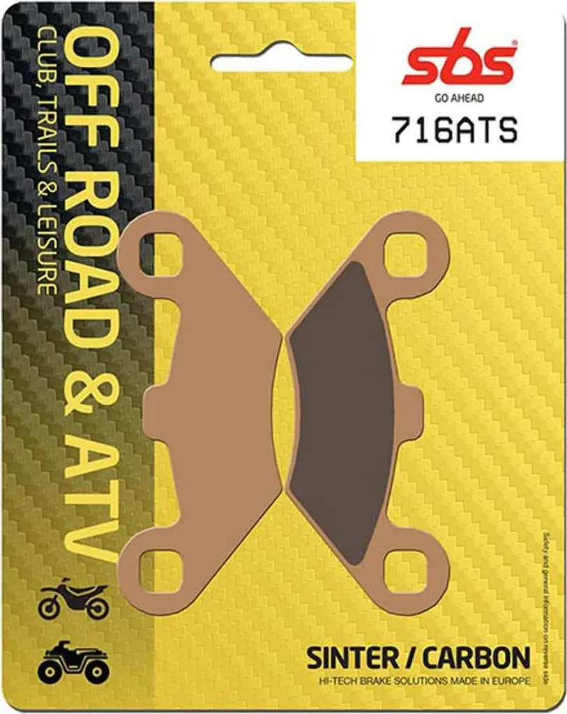 Jeu de plaquettes de frein Sinter SBS 716ATS Quad pour disque avant - 2