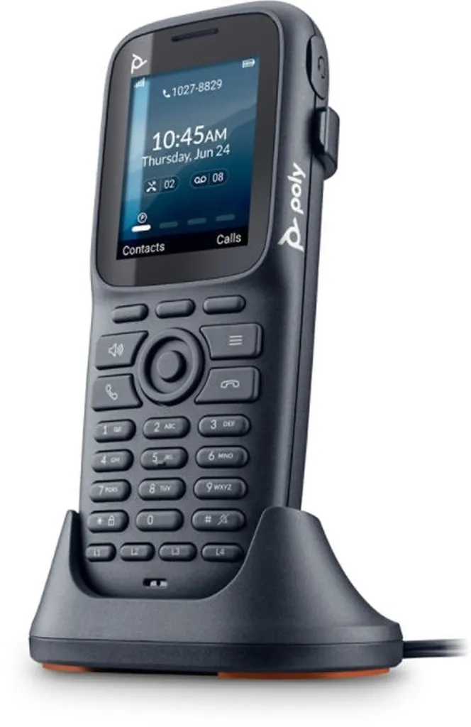 Poly Rove 20 Combiné DECT avec écran couleur et son HD pour entreprise IP - 2