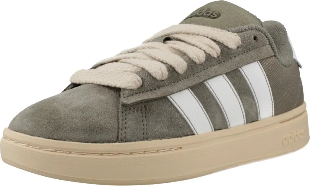 Adidas Grand Court Alpha 0 Baskets Femme Vertes Confort Anti-Fatigue