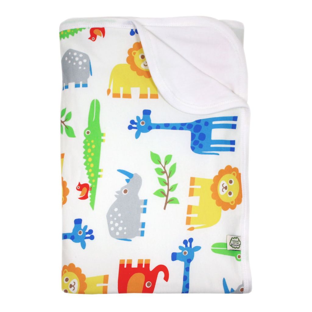 ImseVimse kbA -Babydecke organic Zoo 80x100cm