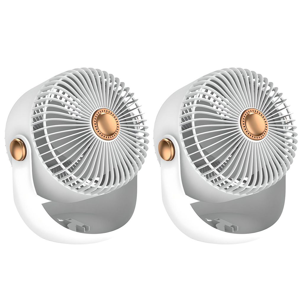 2x Tischventilator Wand/Deckenmontage für Zuhause/Büro Produktbild 