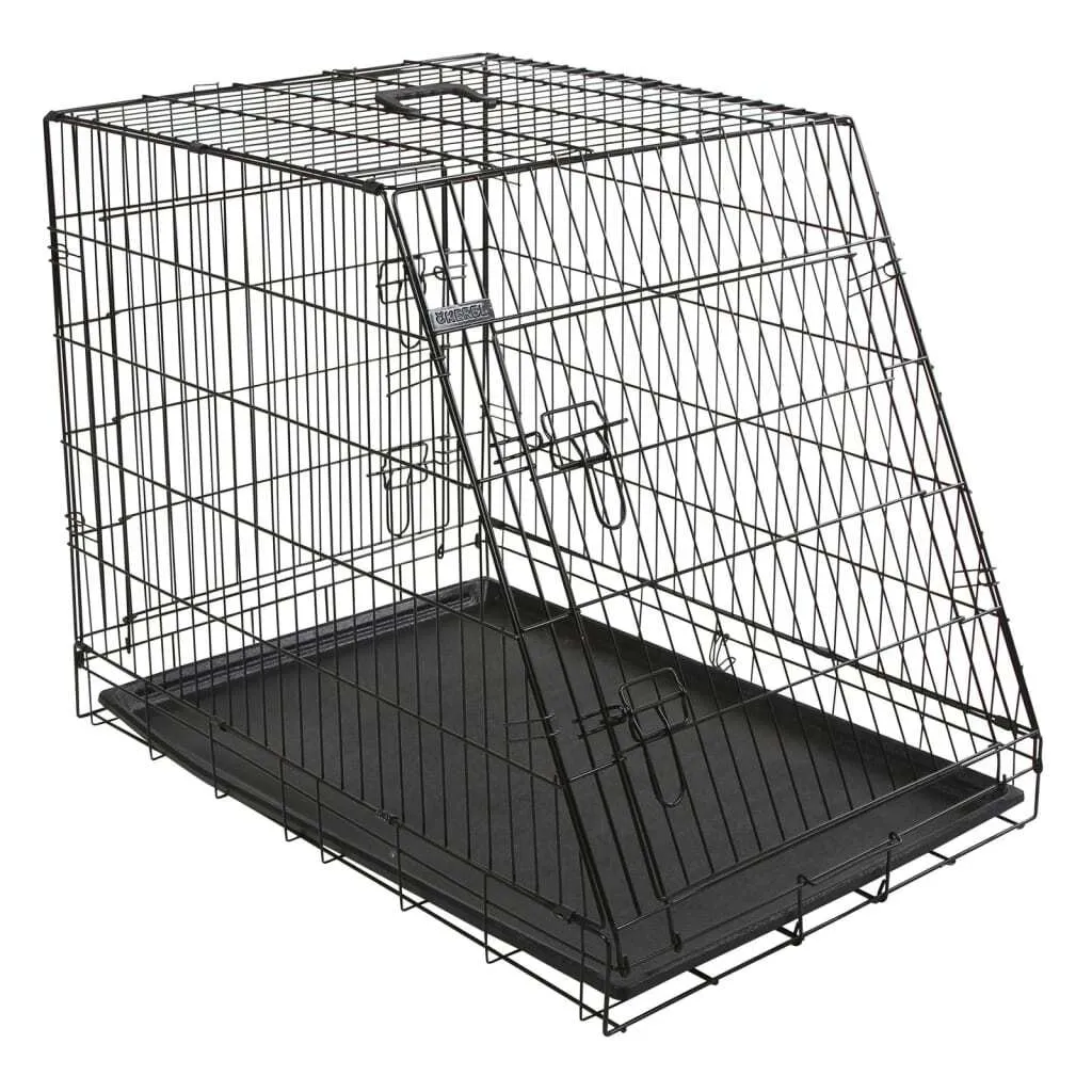 Offerta Gabbia Cani Kerbl 76x54x64 cm - Metallo Nero Anti-Fuga