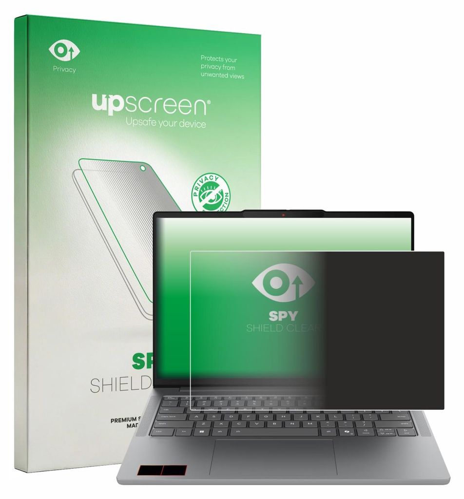 Für Lenovo IdeaPad Slim 5i Gen 11 14" Sichtschutzfolie Schutzfolie upscreen Anti-Spy Privacy Sichtschutz Blickschutz Display Schutz Folie Blaulich...