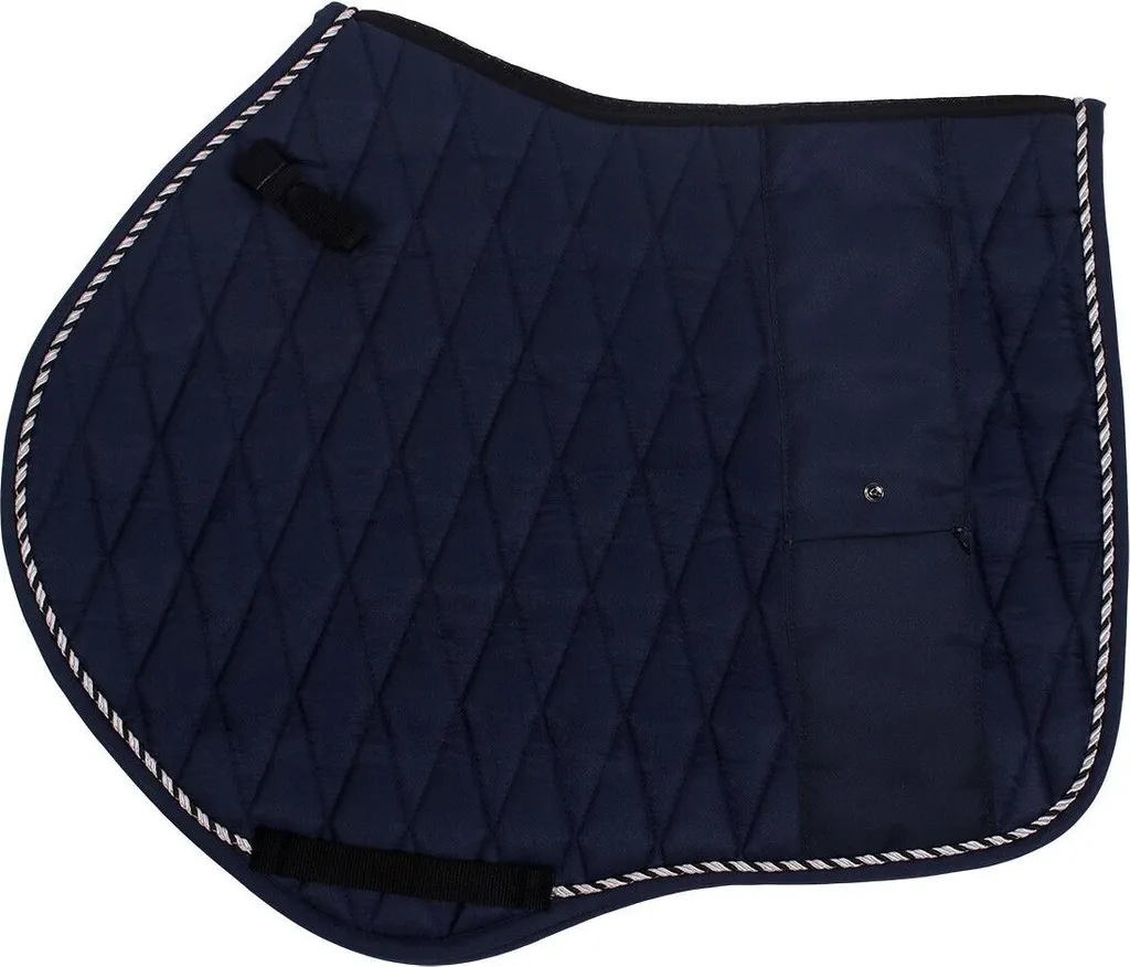 Chabraque Dressage QHP Juliet Marine Full avec Matelassage Ergonomique