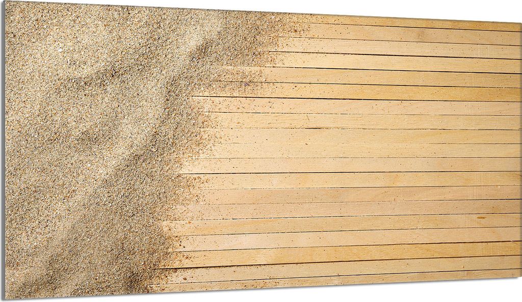 Glas-Herdplattenschutz 90x52 Sand