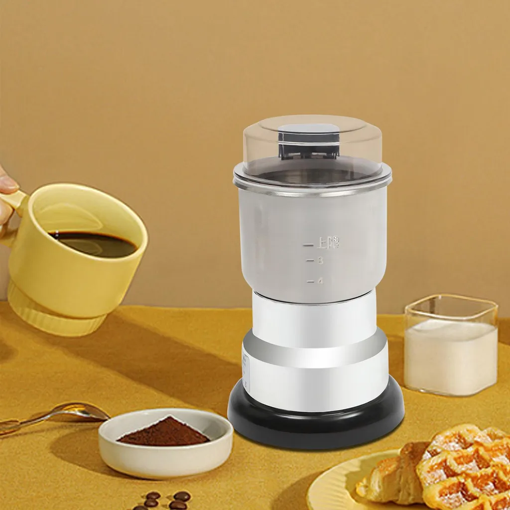 Moulin à épices et café multifonctionnel 500ml en acier argenté - 3