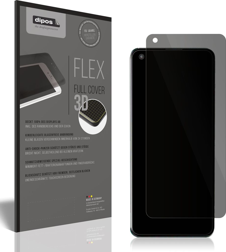 Full Cover Privacy Blickschutzfolie für Walton Primo RX9 Folie Anti-Shock