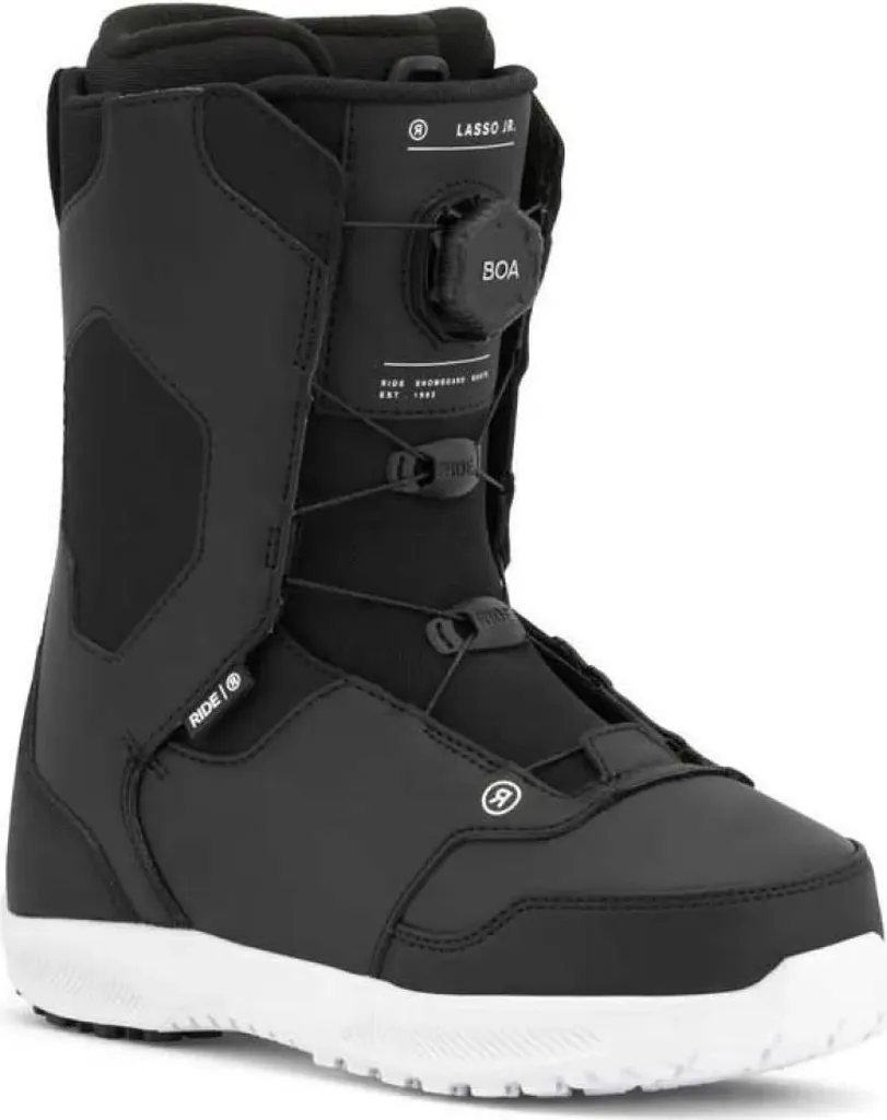 Finis les pieds froids avec les Ride Lasso Jr Snowboard Boots 25.0