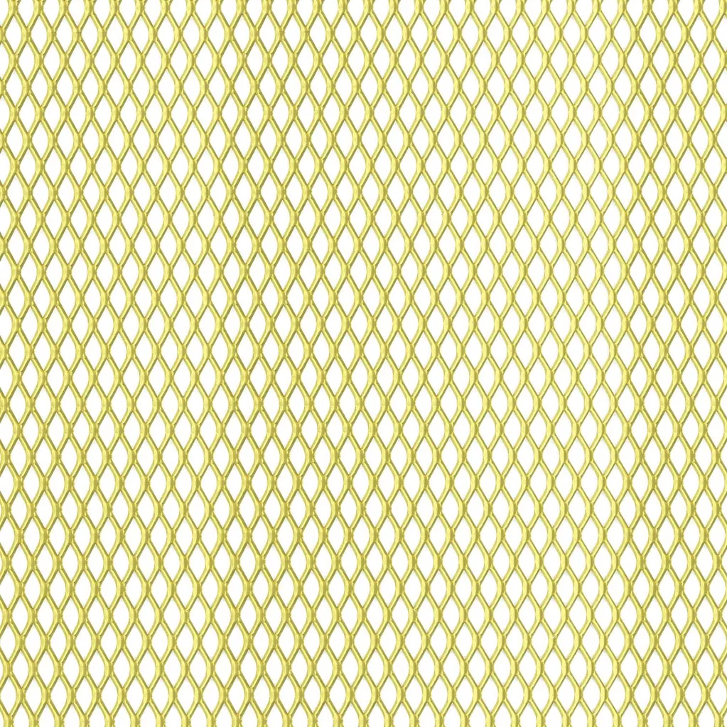 Alberts 467272 Tôle déployée en aluminium anodisé doré 300 x 1000 mm