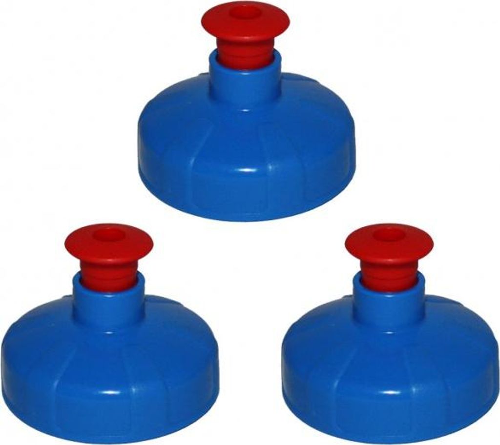 3x Push-Pull Deckel, Trinkdeckel passend für Kavodrink Tritan und Polycarbonatflaschen