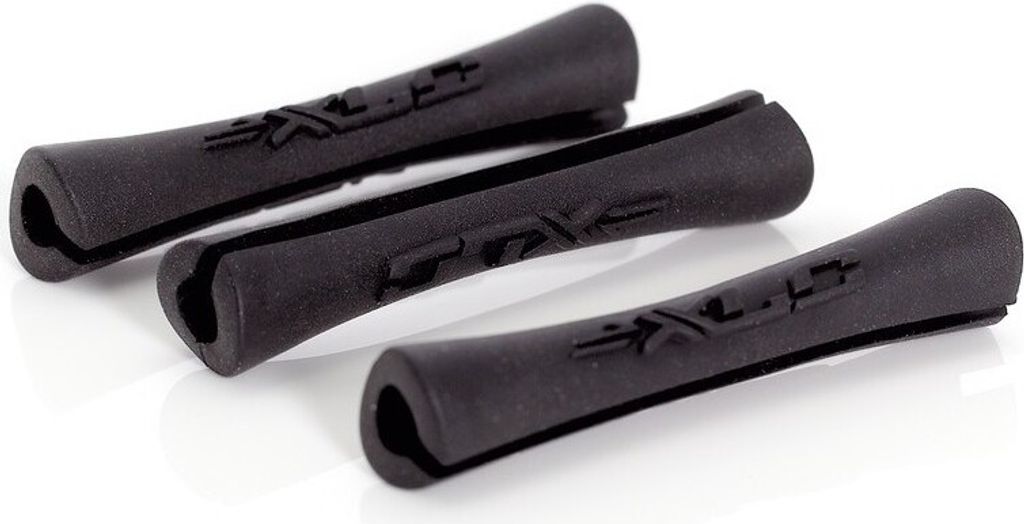 XLC Top Tube Schutzgummi BR-X06, schwarz (4er Pack)