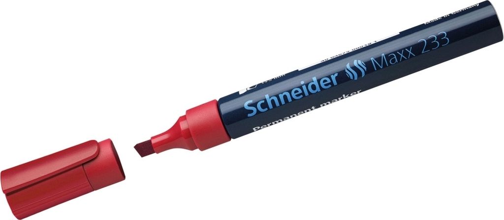 Permanentmarker 233 rot Packung mit 10 Stück