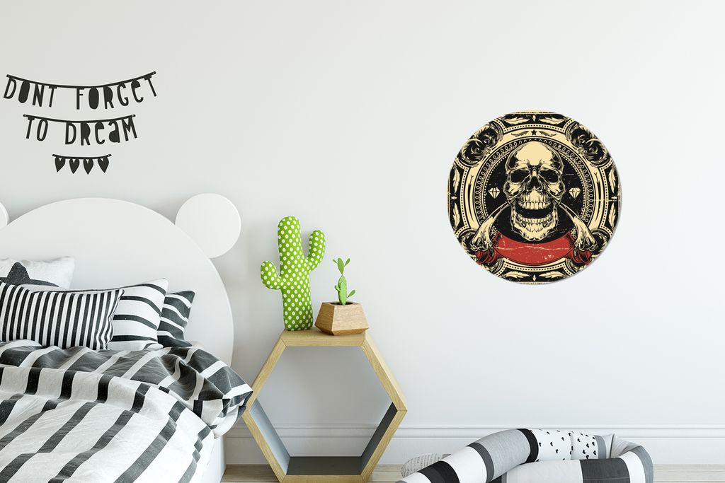 MuchoWow - Schlafzimmer - Bilder - Der Kreis - Kunst für die Wohnung - Plastik - Kunstdruck - Wandbild