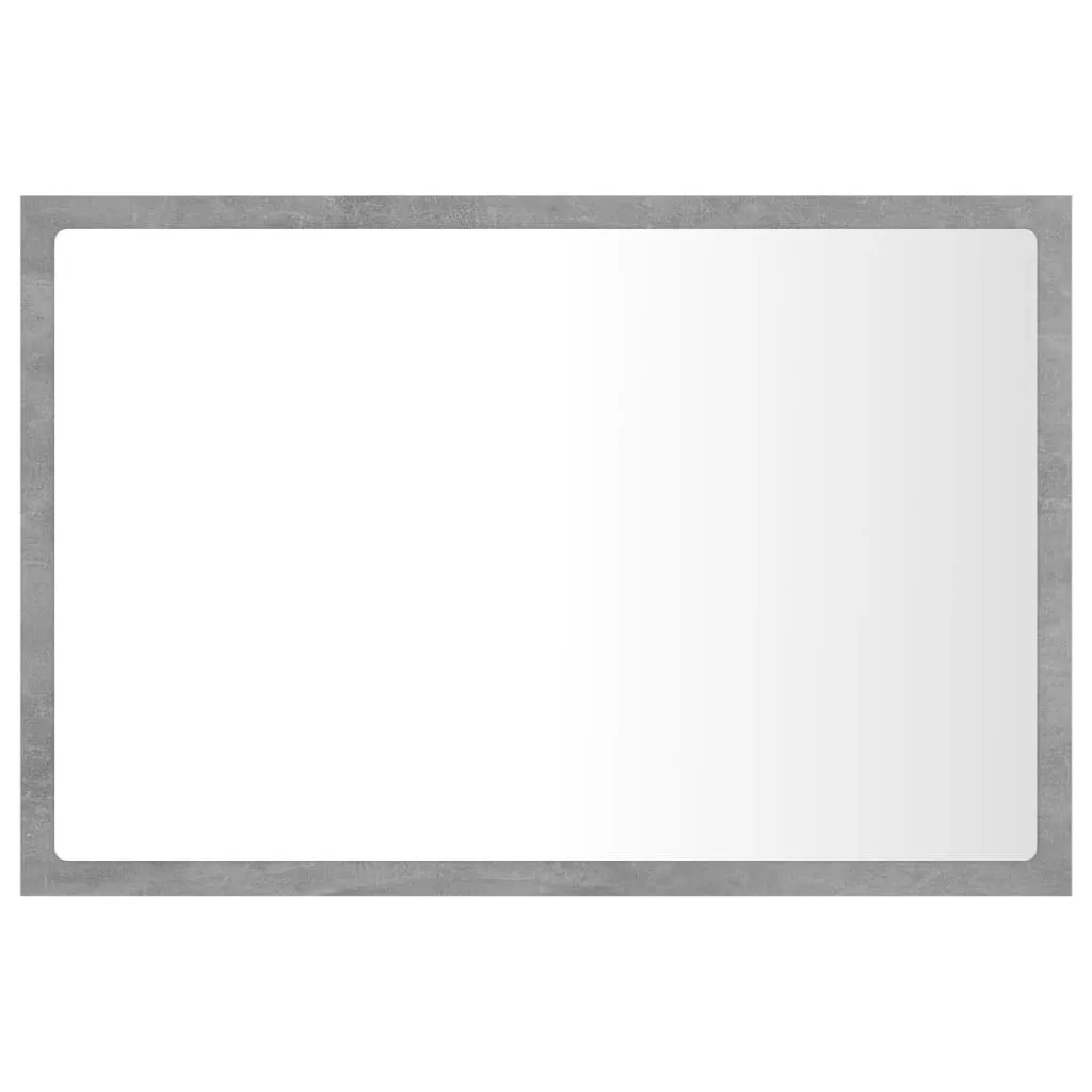 Specchio LED Grigio Cemento 60x37: Il Mai-Più-Senza per il tuo Bagno - 3
