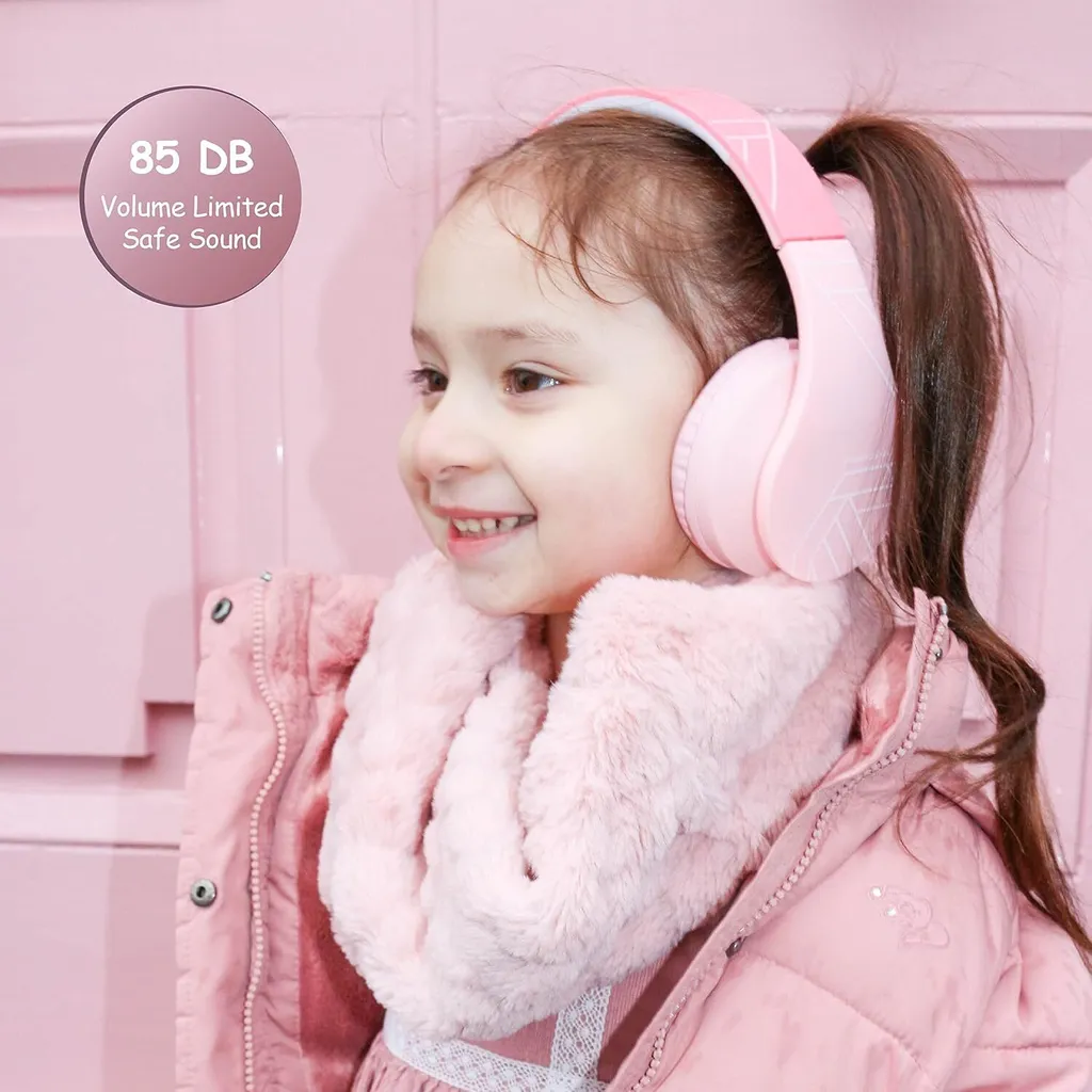 Cuffie Wireless per Bambini Bluetooth 5.3 - Qualità e Sicurezza 85dB - 6