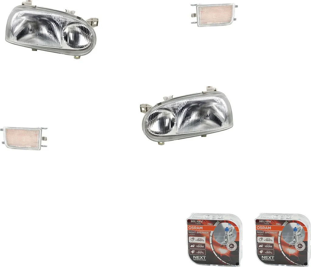 Offerta Kit Fari Johns + Osram Night Breaker VW Golf III 91-97