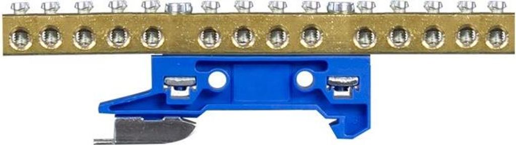 Klemmenblock ZO-2107 DIN, 14-polig, für Anschlussdrähte bis 16 mm² Querschnitt