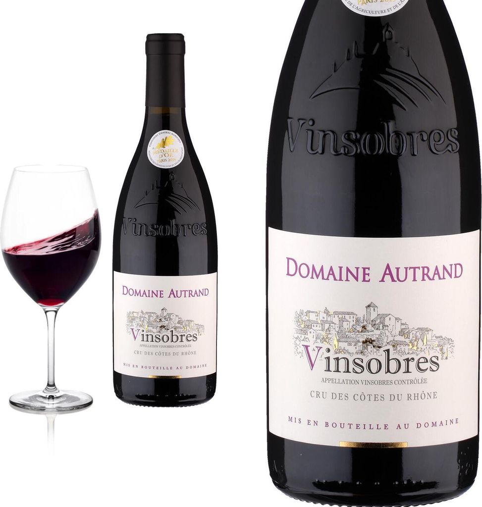 2023 Vinsobres Cru des Côtes du Rhône von Domaine Autrand - Rotwein