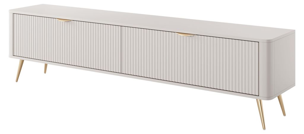 TV-Schrank, Beige, 200 x 51,2 x 38 cm